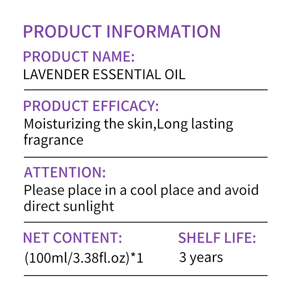 Lavender Essential Oil for Skin & Massage