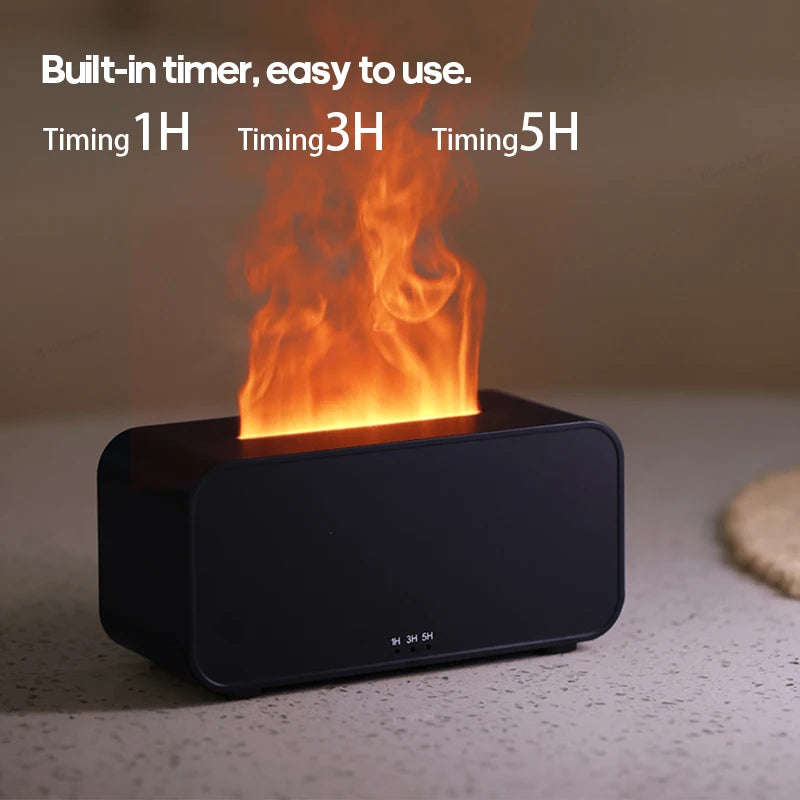 Mini Flame Aromatherapy Humidifier Diffuser